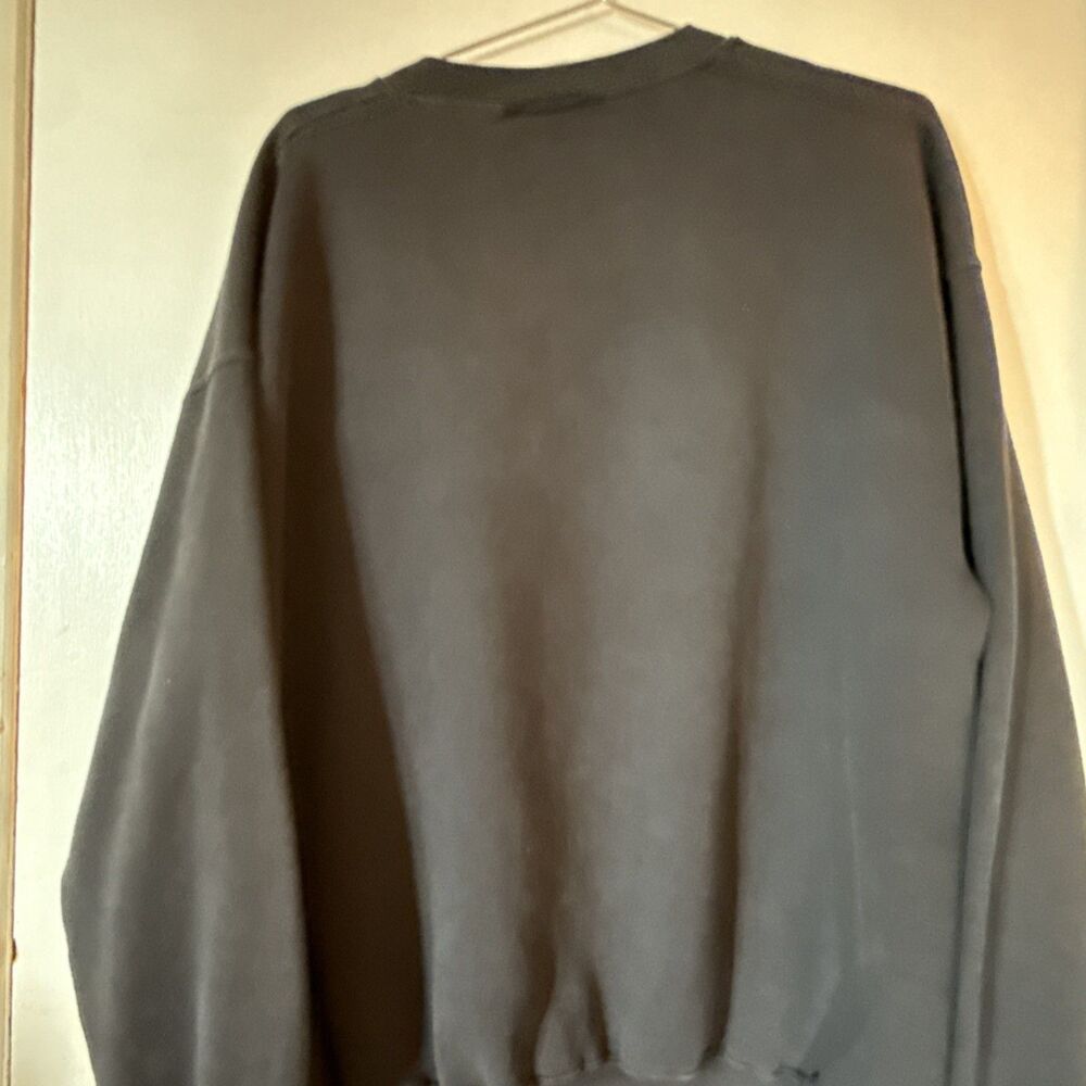 Vintage 90s MLB Oakland Athletics Lee Sport Black Sweatshirt | Men's XL - Picture 6 of 8